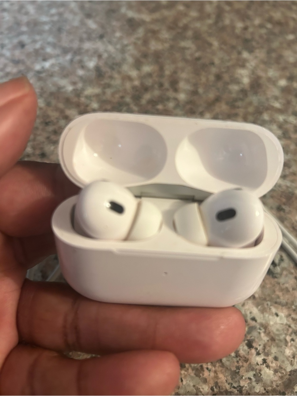 Wireless White Earbud Headphones with Charging Case